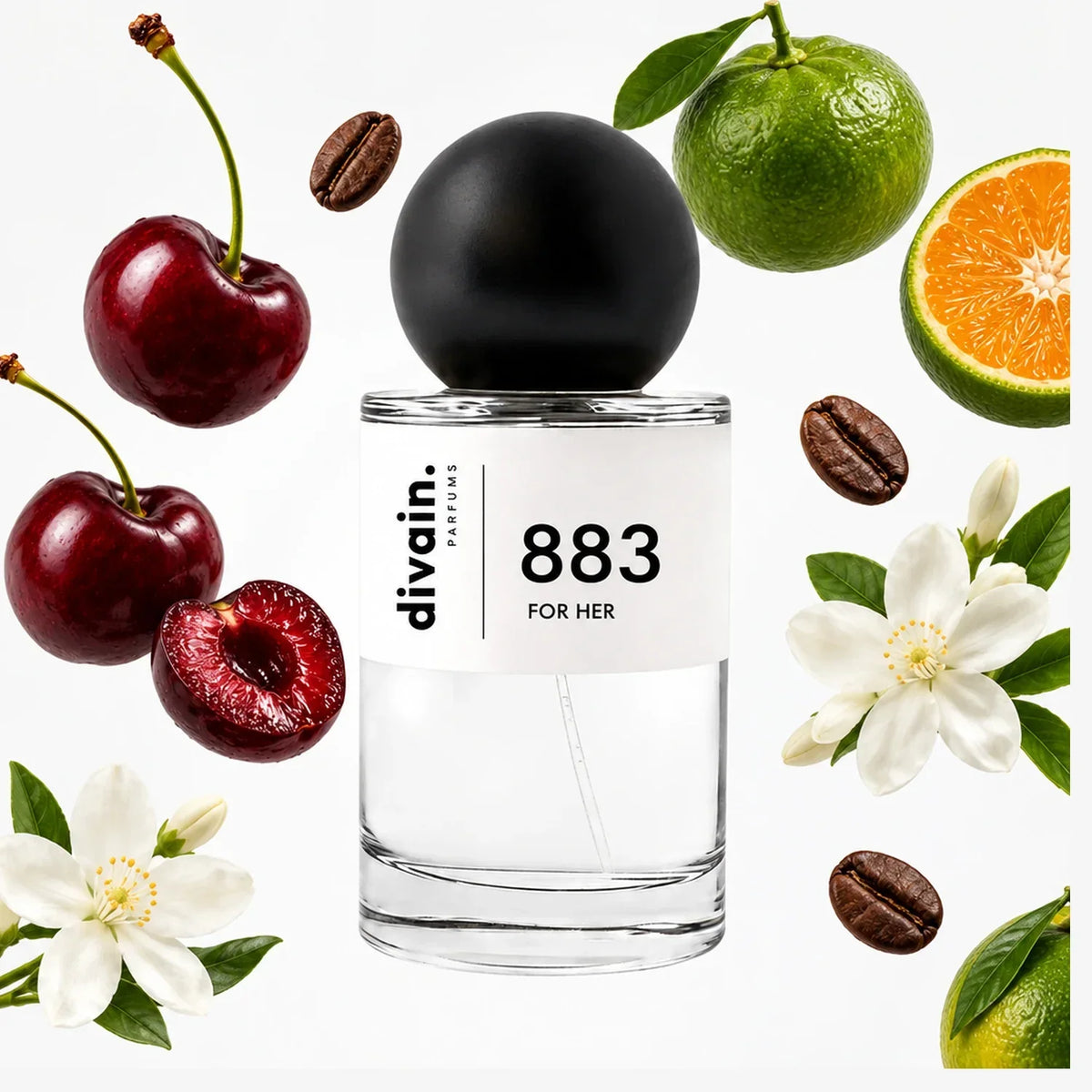 divain. 883, dupe de Black Opium Over Red de YSL