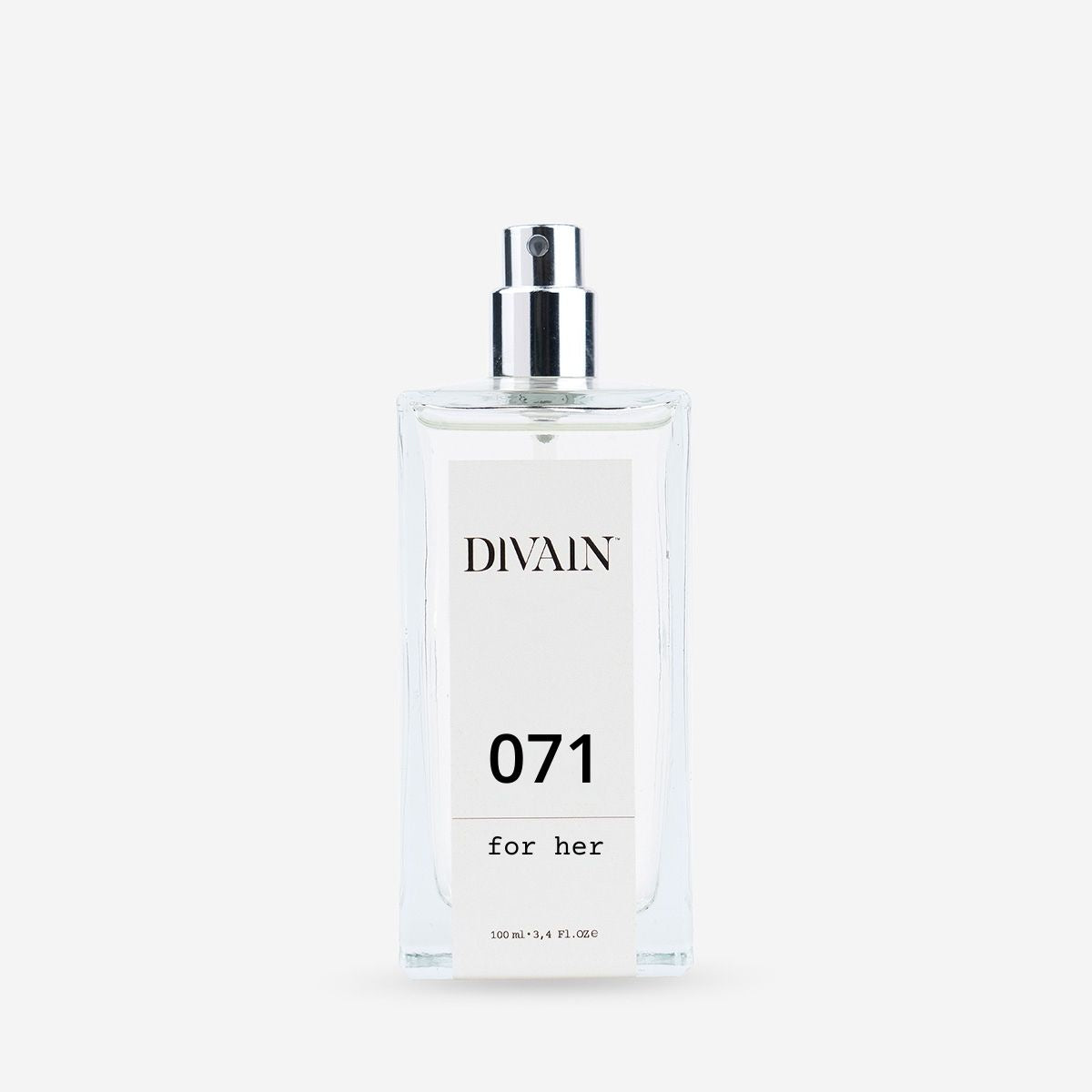 Bote de perfume replica para dama divain-071