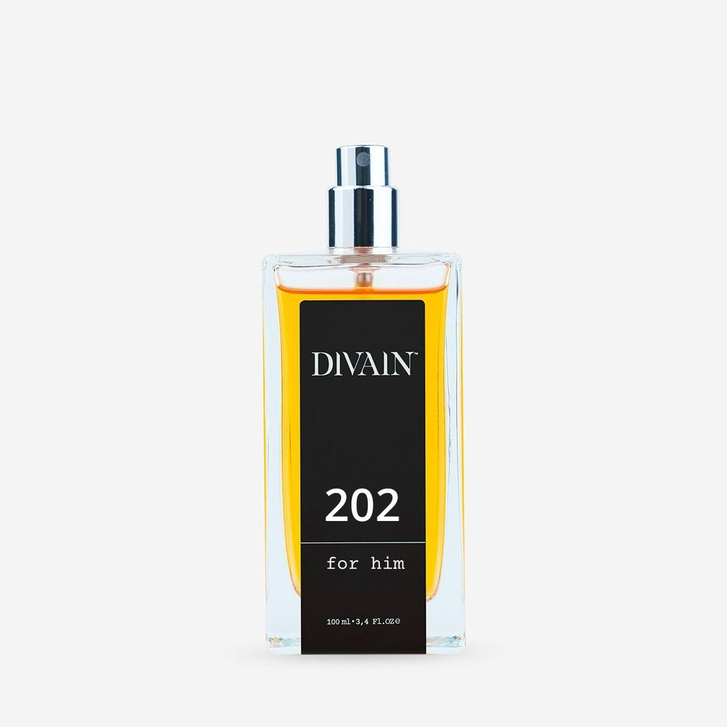Bote de perfume replica para caballero divain-202