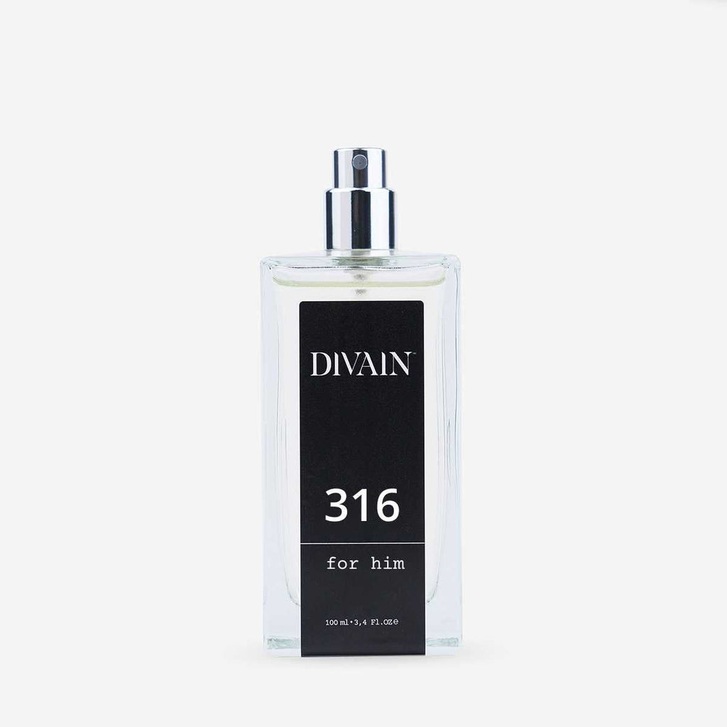 Bote de perfume replica para caballero divain-316