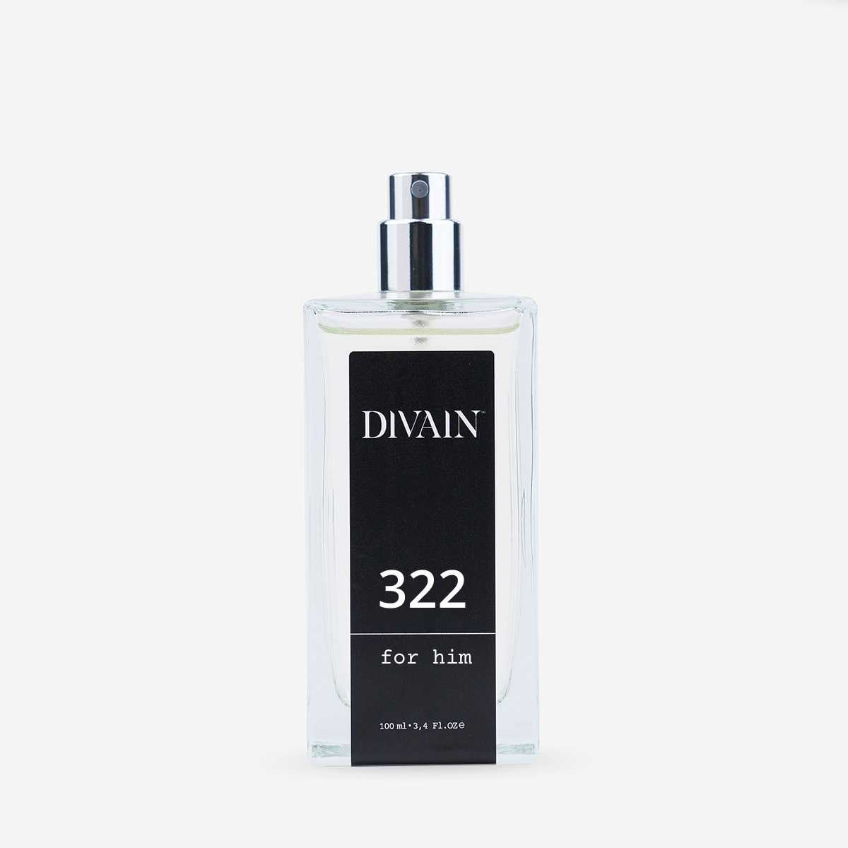 Bote de perfume replica para caballero divain-322
