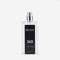 Bote de perfume replica para caballero divain-360