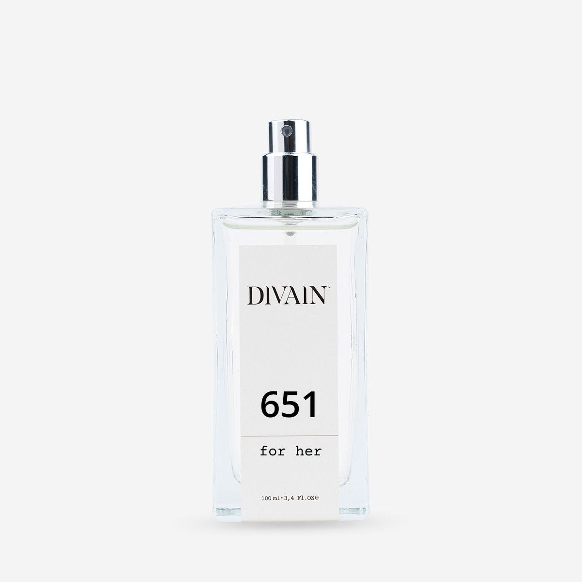 Bote de perfume replica para dama divain-651