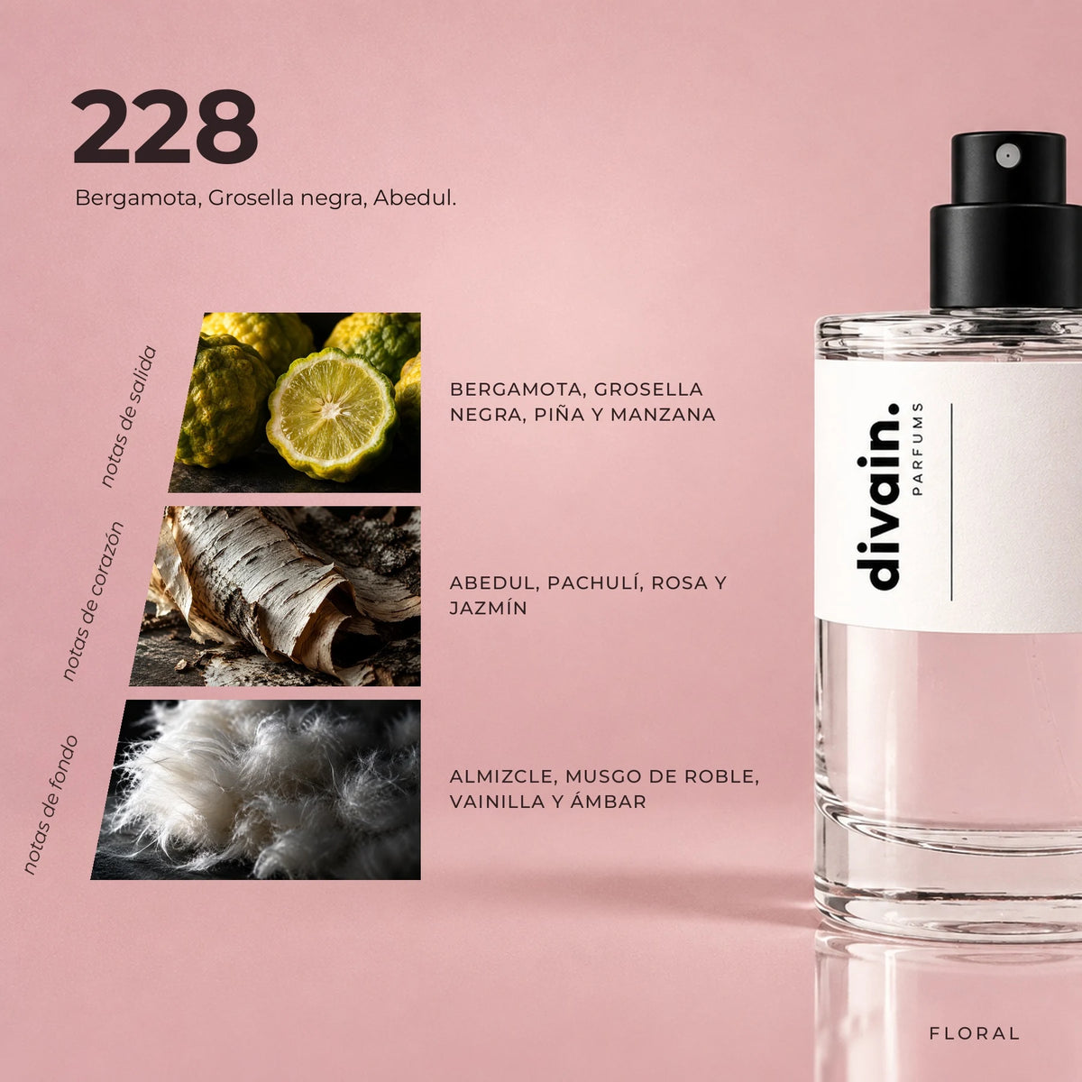divain.228 fragrance pyramid
