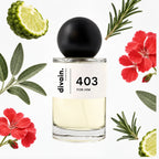 divain. 403, perfume inspirado en Acqua di Giò Parfum de Armani, frasco de 100 ml