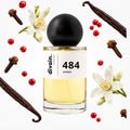 divain. 484, perfume inspirado en Replica By the Fireplace de Maison Margiela, frasco de 100 ml