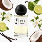 divain. 741, perfume inspirado en Alien Goddess de Mugler, frasco de 100 ml