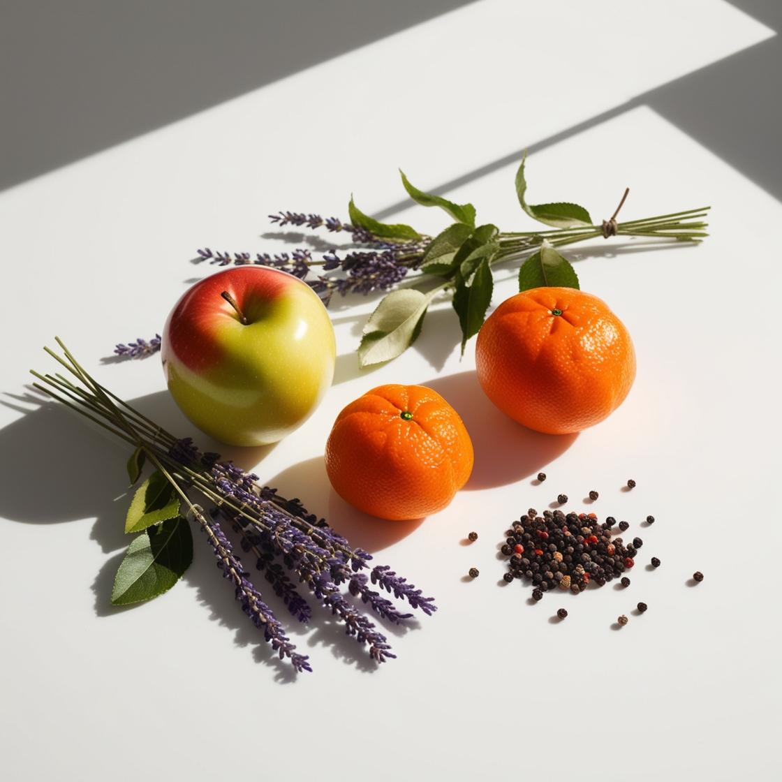 Lavanda, manzana y pachuli, notas olfativas del perfume contratipo divain.695